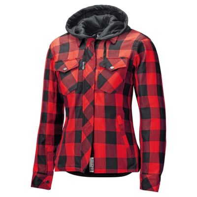 Held LUMBERJACK II dámská flanelová košile s chrániči červená/černá